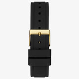 Guess Solstice Green Dial Black Rubber Strap Watch for Women - GW0113L1 Authentic Buy Shop Now