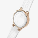 Guess Moonlight Diamonds White Dial White Rubber Strap Watch for Women - GW0257L2 Authentic Buy Shop Now