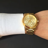 Burberry The City Gold Dial Gold Steel Strap Watch for Women - BU9753 Authentic Buy Shop Now