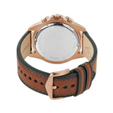 Fossil Garrett Chronograph Brown Dial Brown Leather Strap Watch for Men - FS5867 Authentic Buy Shop Now