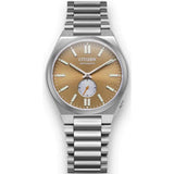 Citizen Tsuyosa Automatic Titanium Yellow Dial Silver Steel Strap Watch For Men - NK5010-51X Authentic Buy Shop Now