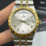 Tudor Royal Automatic Silver Dial Two Tone Steel Strap Watch for Men - M28603-0001 Authentic Buy Shop Now