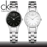 Calvin Klein Simplicity White Dial Silver Steel Strap Watch for Women - K4323126 Authentic Buy Shop Now