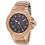 Guess Rigor Multi Function Black Dial Rose Gold Steel Strap Watch For Men - W0218G3 Authentic Buy Shop Now