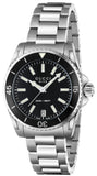 Gucci Dive Black Dial Silver Steel Strap Watch For Women - YA136403 Authentic Buy Shop Now