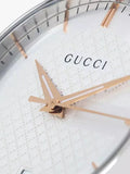 Gucci G Timeless Silver Dial Silver Steel Strap Unisex Watch - YA126442 Authentic Buy Shop Now