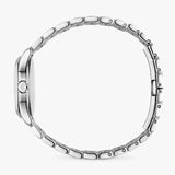 Gucci G Timeless Brown Dial Silver Steel Strap Watch For Women - YA126526 Authentic Buy Shop Now