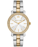 Michael Kors Corey Analog Silver Dial Two Tone Steel Strap Watch for Women - MK7348 Authentic Buy Shop Now
