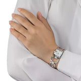 Gucci G Gucci Diamonds Mother of Pearl Dial Silver Steel Strap Watch For Women - YA125502 Authentic Buy Shop Now
