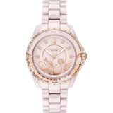 Coach Preston Pink Dial Pink Steel Strap Watch for Women - 14503465 Authentic Buy Shop Now