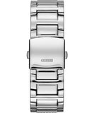 Guess Atlas Chronograph Silver Dial Silver Steel Strap Watch For Men - W0668G7 Authentic Buy Shop Now