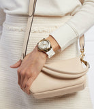 Guess Venus Diamonds White Dial White Rubber Strap Watch for Women - GW0118L5 Authentic Buy Shop Now