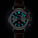 Breitling Top Time B01 Shelby Cobra Blue Dial Brown Leather Strap Watch for Men - AB01763A1C1X1 Authentic Buy Shop Now