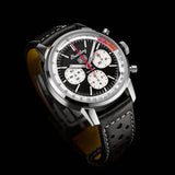 Breitling Top Time B01 Deus Black Dial Black Leather Strap Watch for Men - AB01765A1B1X1 Authentic Buy Shop Now