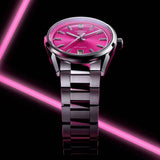 Tag Heuer Carrera Date Automatic 18K Pink Dial Silver Steel Strap Watch for Women - WBN2313.BA0001 Authentic Buy Shop Now