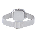 Daniel Wellington Quadro Studio Black Dial Silver Mesh Strap Watch For Women - DW00100522 Authentic Buy Shop Now