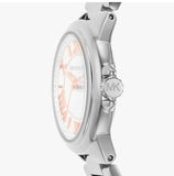 Michael Kors Camille Three Hand Silver Dial Silver Steel Strap Watch For Women - MK7259 Authentic Buy Shop Now
