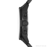 Armani Exchange Banks Chronograph Black Dial Black Steel Strap Watch For Men - AX1722 Authentic Buy Shop Now