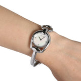 Gucci Horsebit Collection Diamonds Mother of Pearl Dial Silver Steel Strap Watch For Women - YA139506 Authentic Buy Shop Now