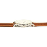 Daniel Wellington Dapper Durham Analog White Dial Brown Leather Strap Watch For Women - DW00100114 Authentic Buy Shop Now