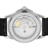 Gucci G Timeless Automatic Silver Dial Black Leather Strap Unisex Watch - YA126468 Authentic Buy Shop Now