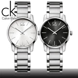 Calvin Klein City Grey Dial Silver Steel Strap Watch for Women - K2G23161 Authentic Buy Shop Now