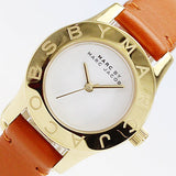 Marc Jacobs Mini Blade White Dial Brown Leather Strap Watch for Women - MBM1219 Authentic Buy Shop Now