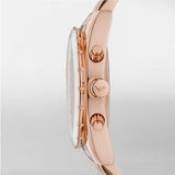 Emporio Armani Sportivo White Dial Rose Gold & White Steel Strap Watch For Women - AR5942 Authentic Buy Shop Now