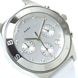 Marc Jacobs Blade White Dial White Leather Strap Watch for Women - MBM1187 Authentic Buy Shop Now