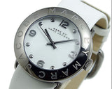 Marc Jacobs Blade White Dial White Leather Strap Watch for Women - MBM1223 Authentic Buy Shop Now