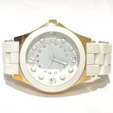 Marc Jacobs Pelly White Dial White Silicone Strap Watch for Women - MBM2526 Authentic Buy Shop Now
