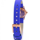 Marc Jacobs Henry White Dial Blue Leather Strap Watch for Women - MBM1238 Authentic Buy Shop Now