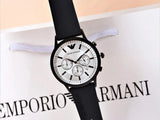 Emporio Armani Chronograph Quartz Silver Dial Black Rubber Strap Watch For Men - AR11048 Authentic Buy Shop Now
