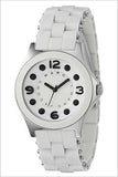 Marc Jacobs Perry White Dial White Silicone Strap Watch for Women - MBM2533 Authentic Buy Shop Now