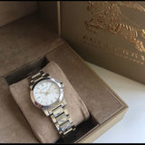 Burberry The City Silver Dial Silver Steel Strap Watch for Women - BU9233 Authentic Buy Shop Now