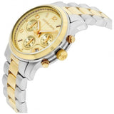 Michael Kors Runway Gold Dial Two Tone Steel Strap Watch for Women - MK5137 Authentic Buy Shop Now