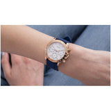 Guess Eclipse White Dial Blue Rubber Strap Watch for Women - GW0315L2 Authentic Buy Shop Now