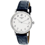 Tissot Everytime Small White Dial Black Leather Strap Watch For Women - T109.210.16.032.00 Authentic Buy Shop Now