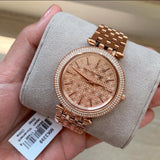 Michael Kors Darci Rose Gold Dial Steel Strap Watch for Women - MK3399 Authentic Buy Shop Now