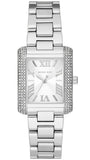 Michael Kors Emery Three-Hand Crystals White Dial Silver Steel Strap Watch for Women - MK4642 Authentic Buy Shop Now