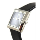 Calvin Klein Mark Black Dial Black Leather Strap Watch for Women - K3R231C1 Authentic Buy Shop Now