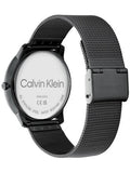 Calvin Klein Minimal Black Dial Black Mesh Bracelet Watch for Men - K3M514B1 Authentic Buy Shop Now