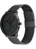 Calvin Klein Minimal Black Dial Black Mesh Bracelet Watch for Men - K3M514B1 Authentic Buy Shop Now