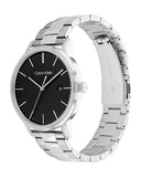 Calvin Klein City Chronograph Black Dial Silver Steel Strap Watch for Men - K2G2G14Y Authentic Buy Shop Now