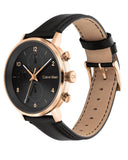 Calvin Klein City Chronograph Grey Dial Brown Leather Strap Watch for Men - K2G276G3 Authentic Buy Shop Now