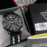 Guess Oasis Black Dial Black Rubber Strap Watch for Men - W0366G1 Authentic Buy Shop Now
