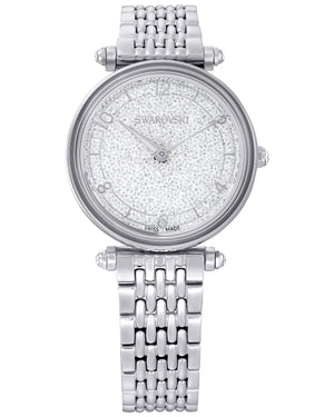 Swarovski Crystalline Wonder Silver Dial Silver Steel Strap Watch for Women - 5656929 Authentic Buy Shop Now