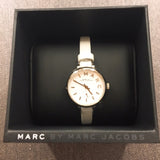 Marc Jacobs Sally White Dial White Leather Strap Watch for Women - MBM1350 Authentic Buy Shop Now
