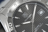 Tag Heuer Aquaracer Automatic Anthracite Grey Dial Silver Steel Strap Watch for Men - WAY2113.BA0928 Authentic Buy Shop Now