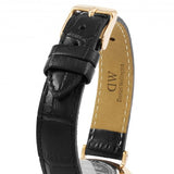 Daniel Wellington Petite Reading White Dial Black Leather Strap Watch For Women - DW00100173 Authentic Buy Shop Now